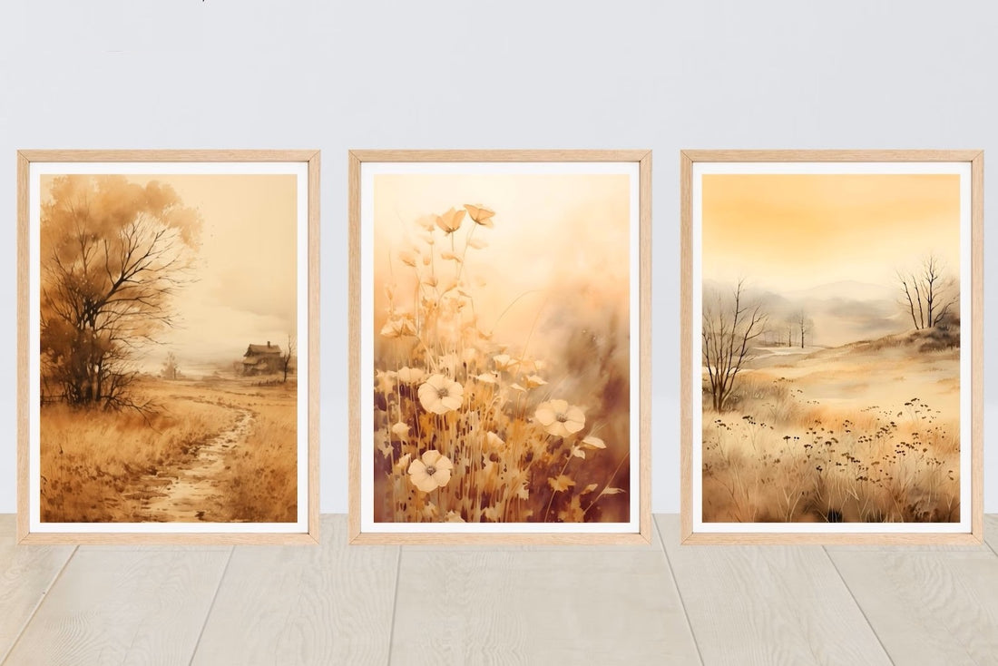 Sample of Instant Download art in frames