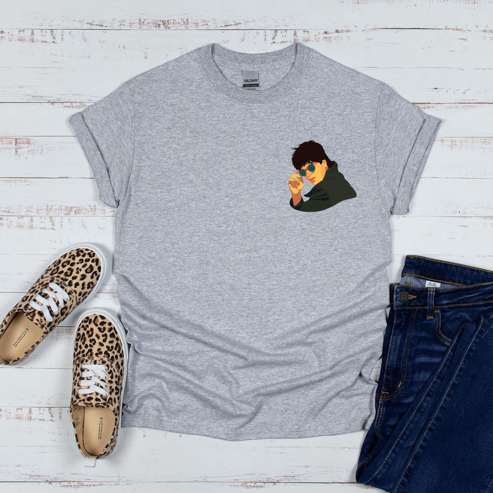 King Khan | Shahrukh Khan Pocket Image T-Shirt - Artkins Lifestyle