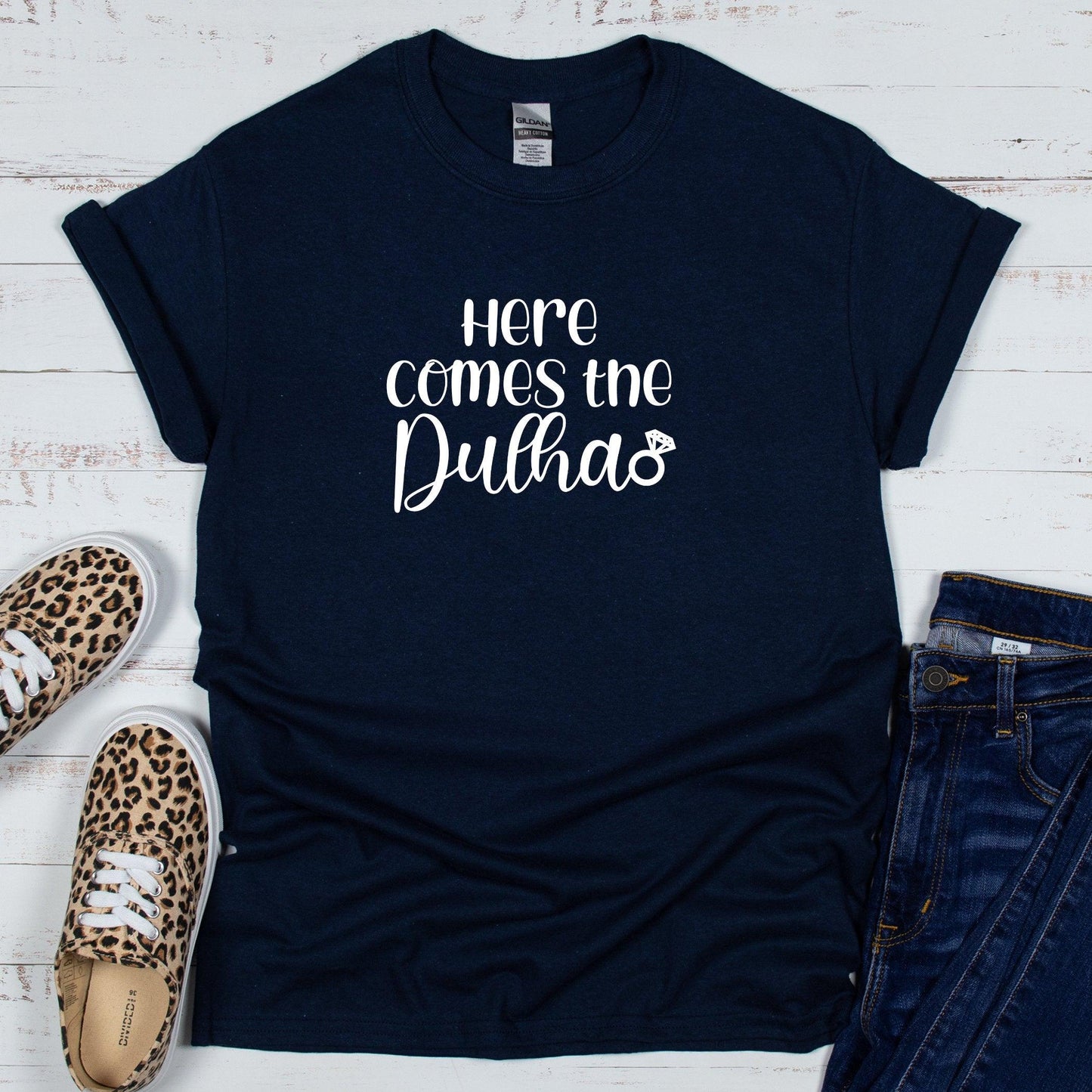 Here comes the Dulha / Dulhan (Groom / Bride) Shirts - Artkins Lifestyle