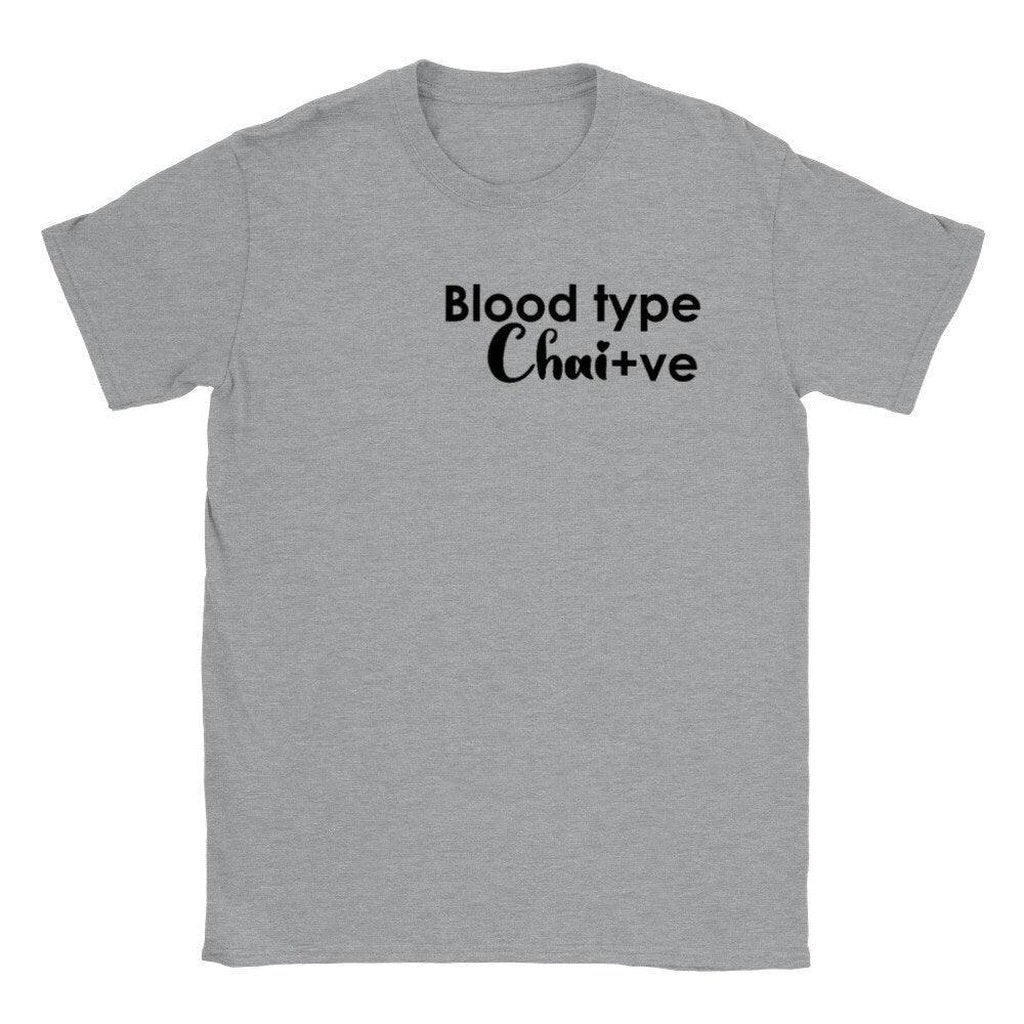 Blood Type Chai Positive T-Shirt - Artkins Lifestyle
