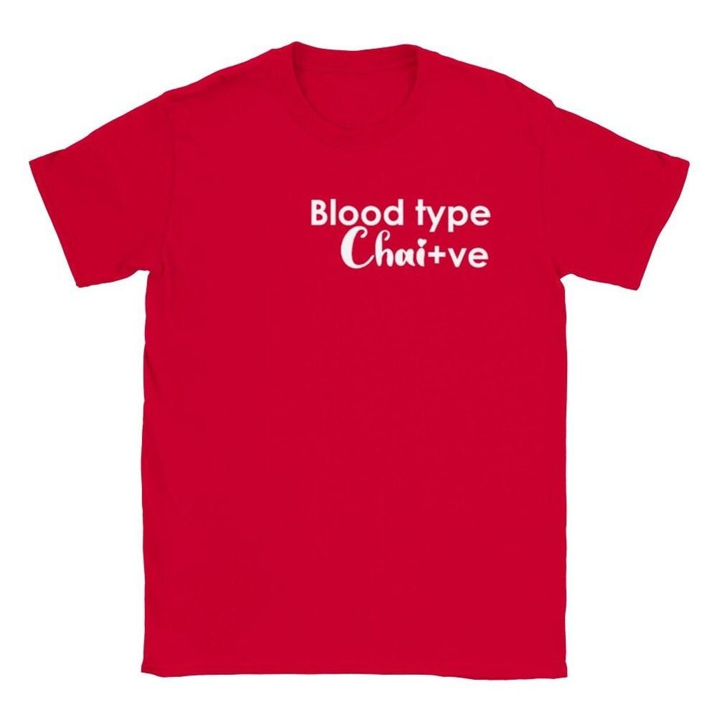 Blood Type Chai Positive T-Shirt - Artkins Lifestyle