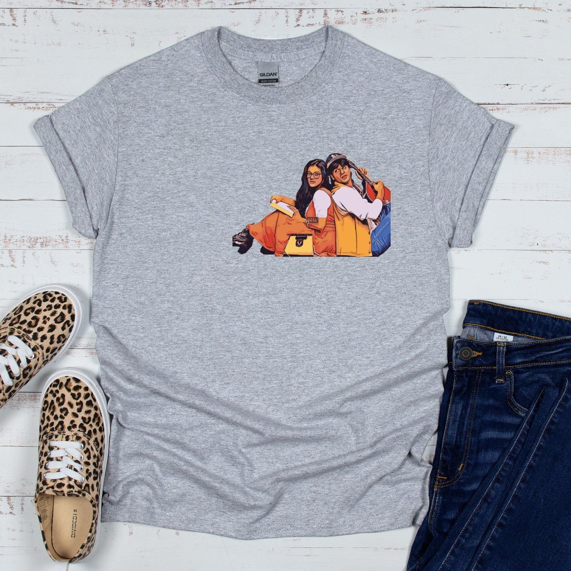 Bollywood Movie DDLJ Shahrukh Khan and Kajol T-Shirt - Artkins Lifestyle