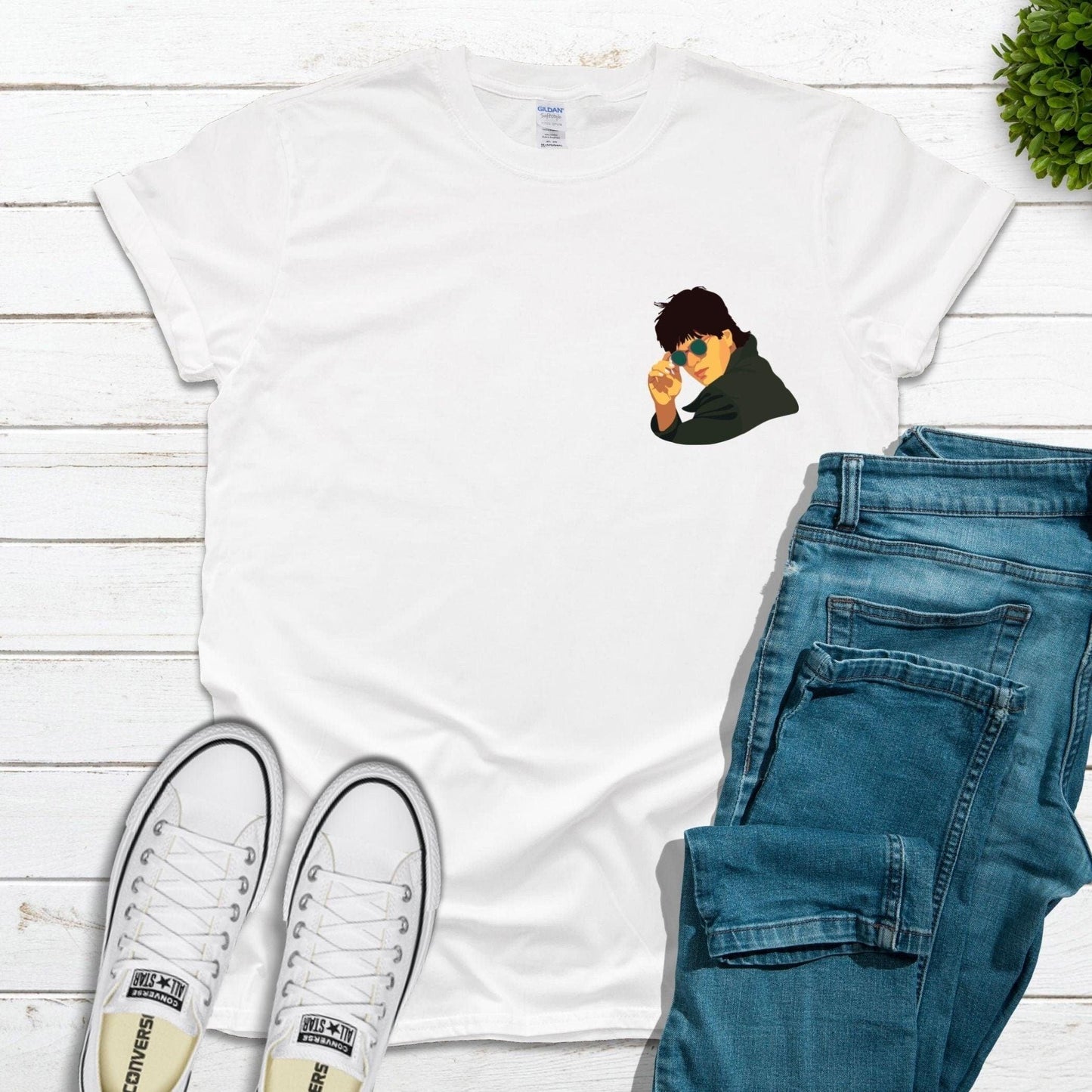 King Khan | Shahrukh Khan Pocket Image T-Shirt - Artkins Lifestyle