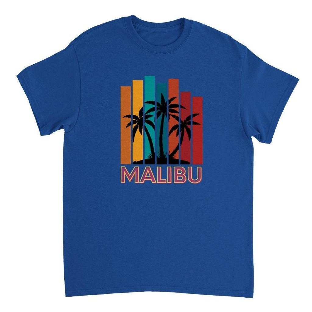 Tropical Malibu, California Vacation T-Shirt - Artkins Lifestyle