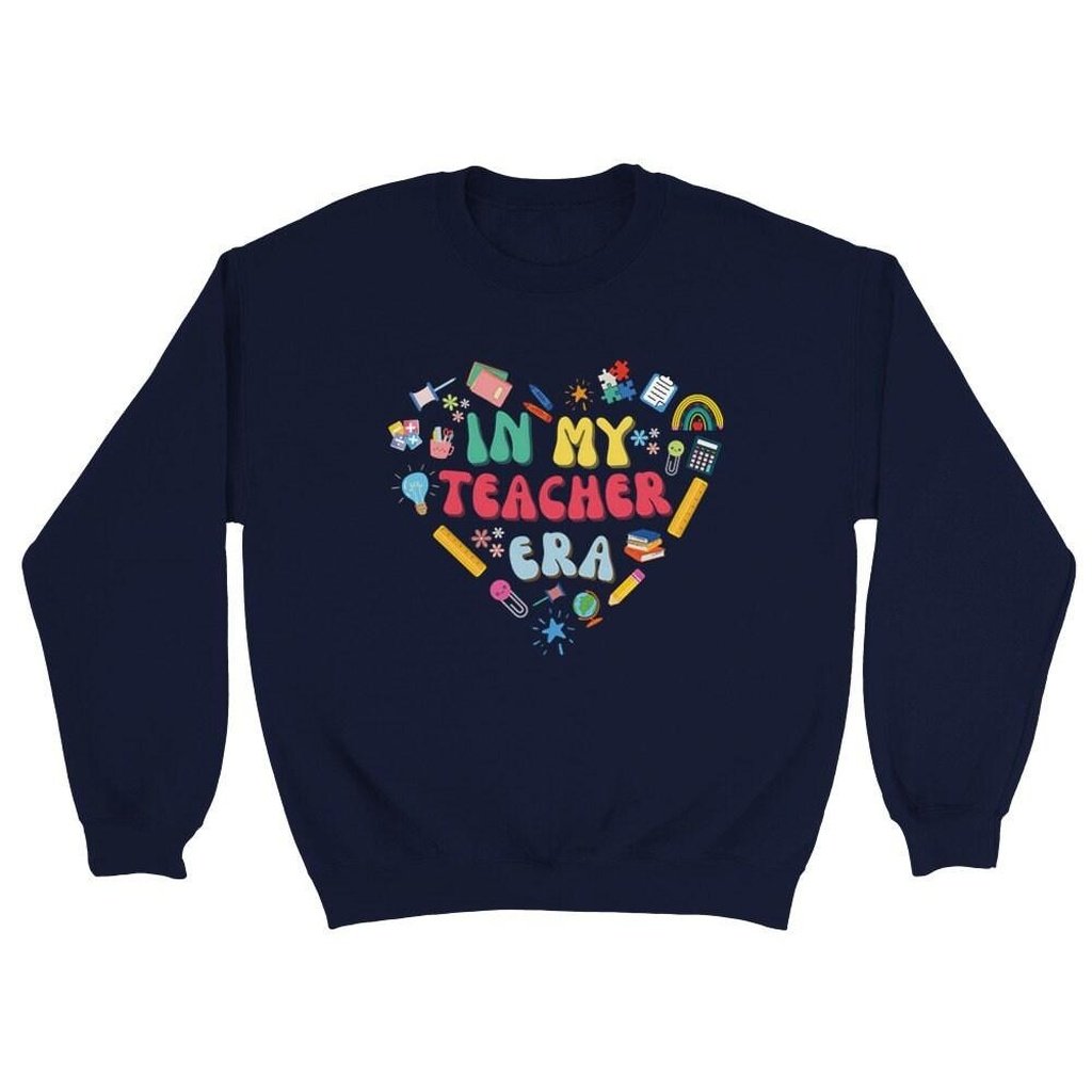 "In My Teacher Era" Sweatshirt | Learning adds a splash of color to every day! - Artkins Lifestyle