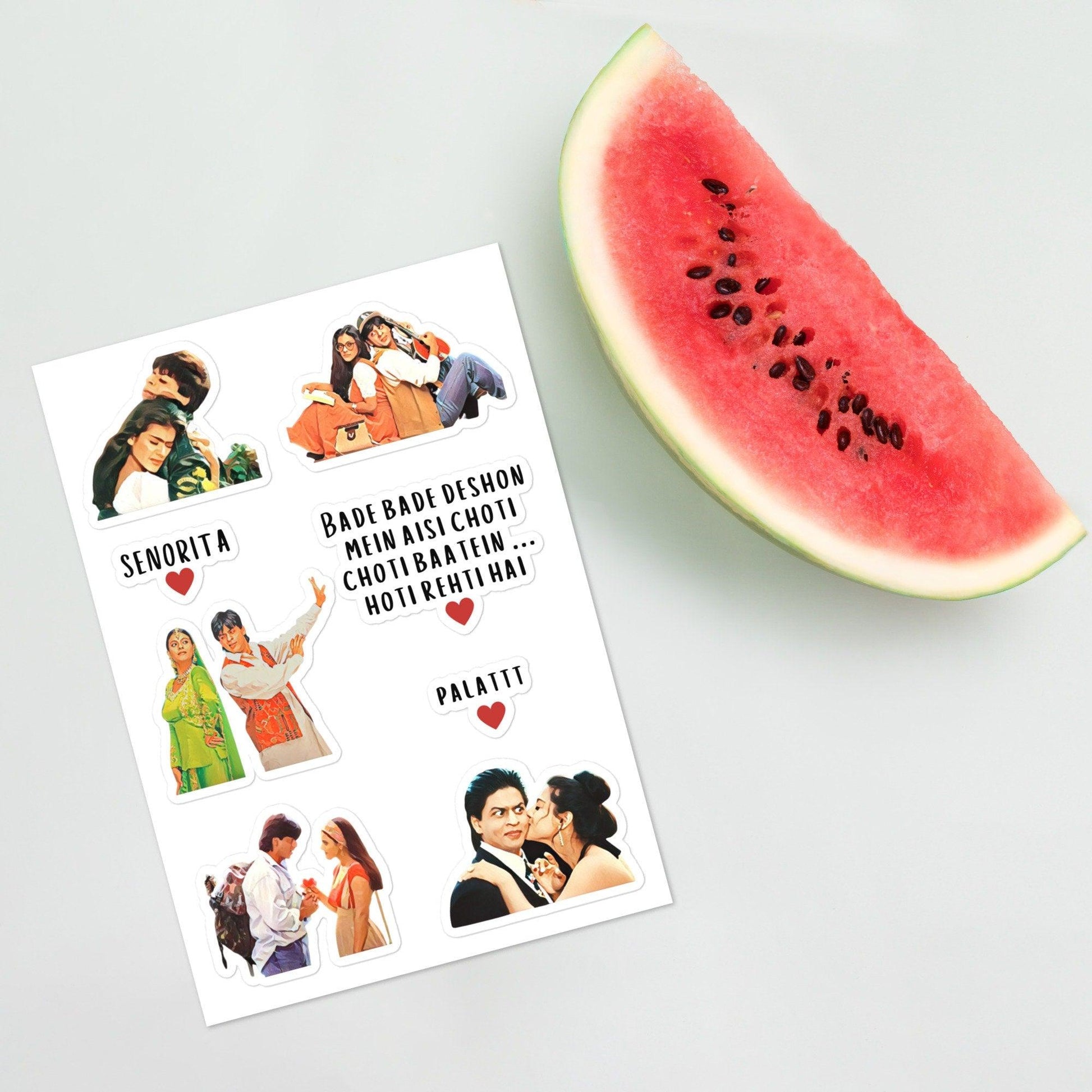 Shah Rukh Khan and Kajol Sticker Pack - Artkins Lifestyle