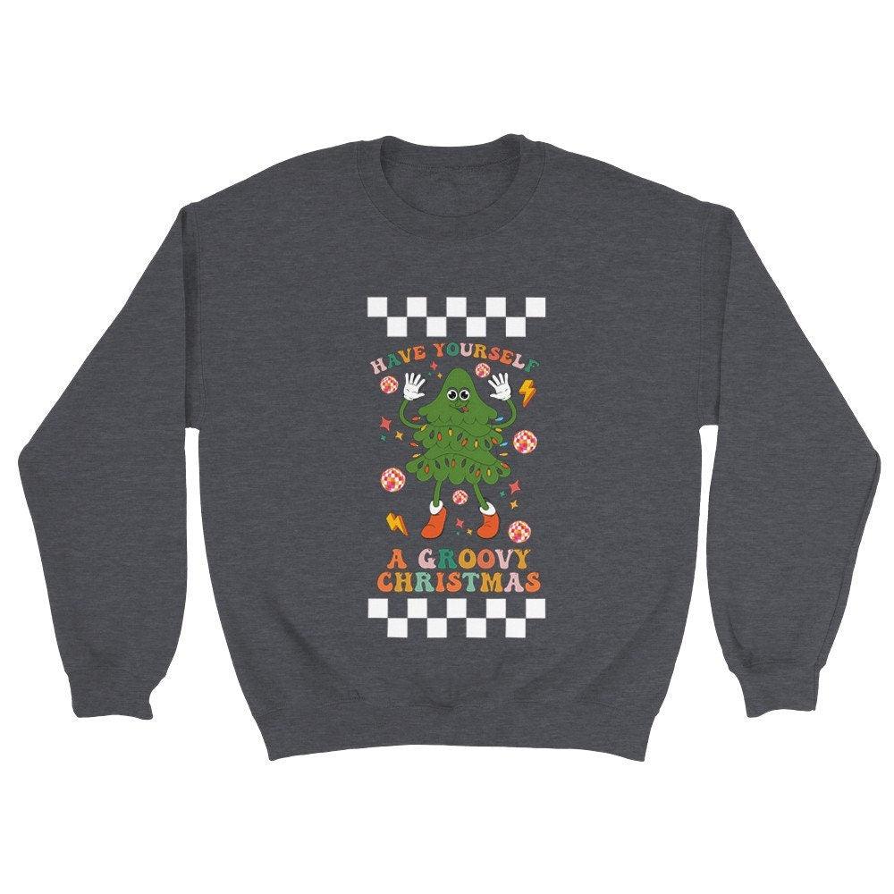 "Have yourself a groovy Christmas" Sweatshirt - Artkins Lifestyle