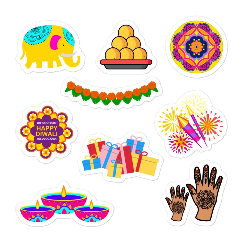 Festival Of Lights Diwali Stickers - Artkins Lifestyle