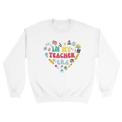 "In My Teacher Era" Sweatshirt | Learning adds a splash of color to every day! - Artkins Lifestyle