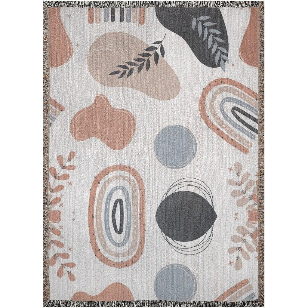Woven Blanket | Abstract Boho - Artkins Lifestyle