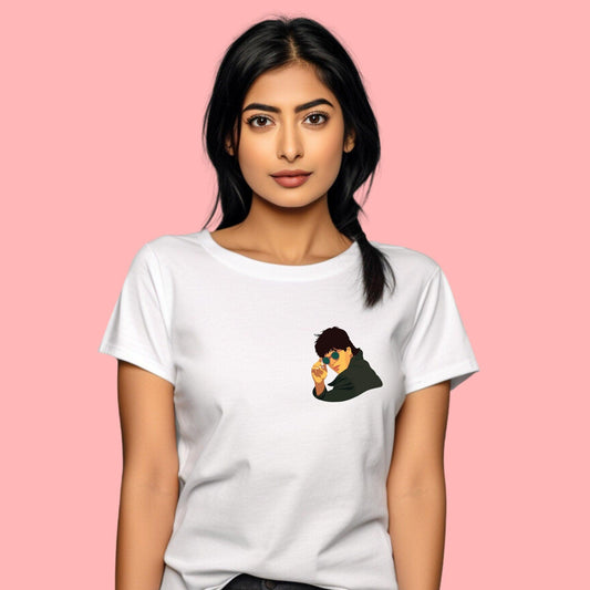 King Khan | Shahrukh Khan Pocket Image T-Shirt - Artkins Lifestyle