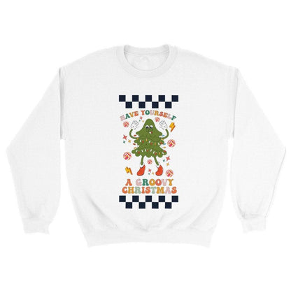 "Have yourself a groovy Christmas" Sweatshirt - Artkins Lifestyle