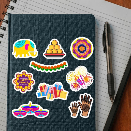 Festival Of Lights Diwali Stickers - Artkins Lifestyle
