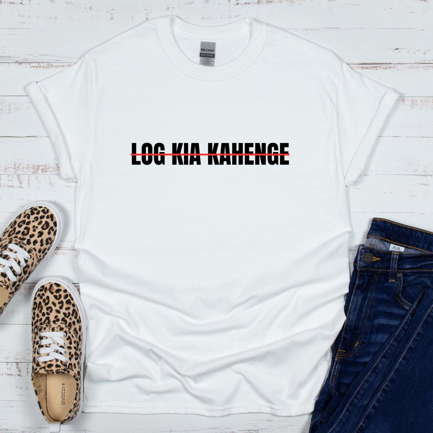 Negate the "Log Kia Kahenge" T-Shirt - Artkins Lifestyle