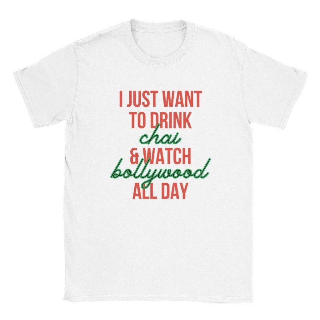 "I just want to drink chai & watch Bollywood all day" Chai Lover Gift - Artkins Lifestyle