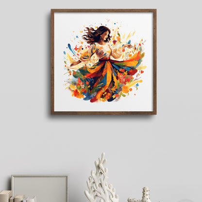 Artful Woman Art Poster - Artkins Lifestyle
