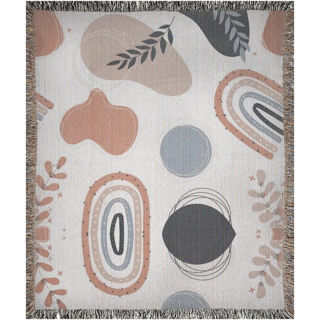 Woven Blanket | Abstract Boho - Artkins Lifestyle