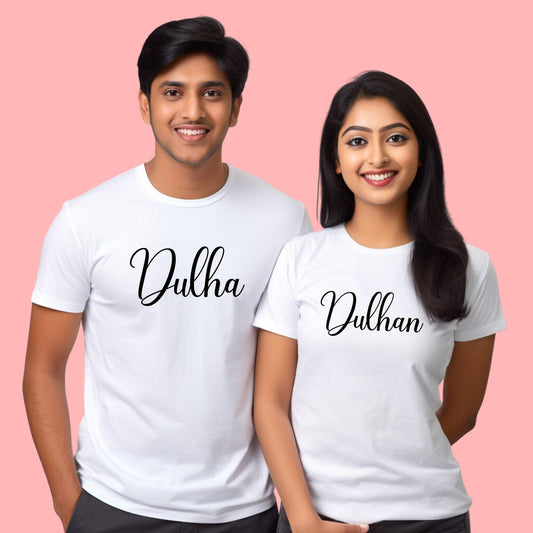 Dulha and Dulhan (Groom and Bride) Indian Wedding Shirts - Artkins Lifestyle