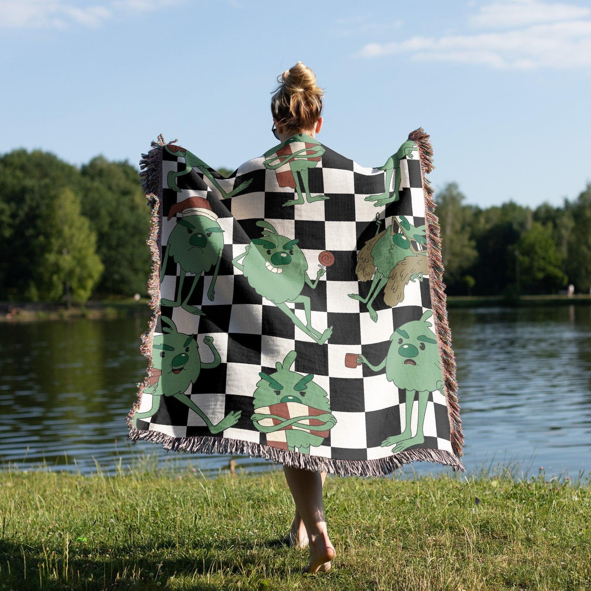 Grinch Christmas Blanket - Artkins Lifestyle
