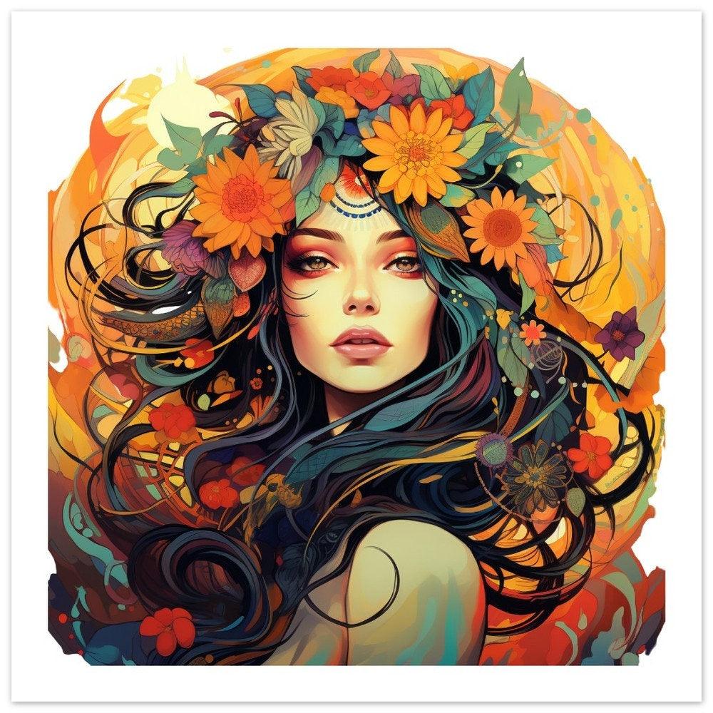 Boho Modern Vintage Wall Art - Artkins Lifestyle
