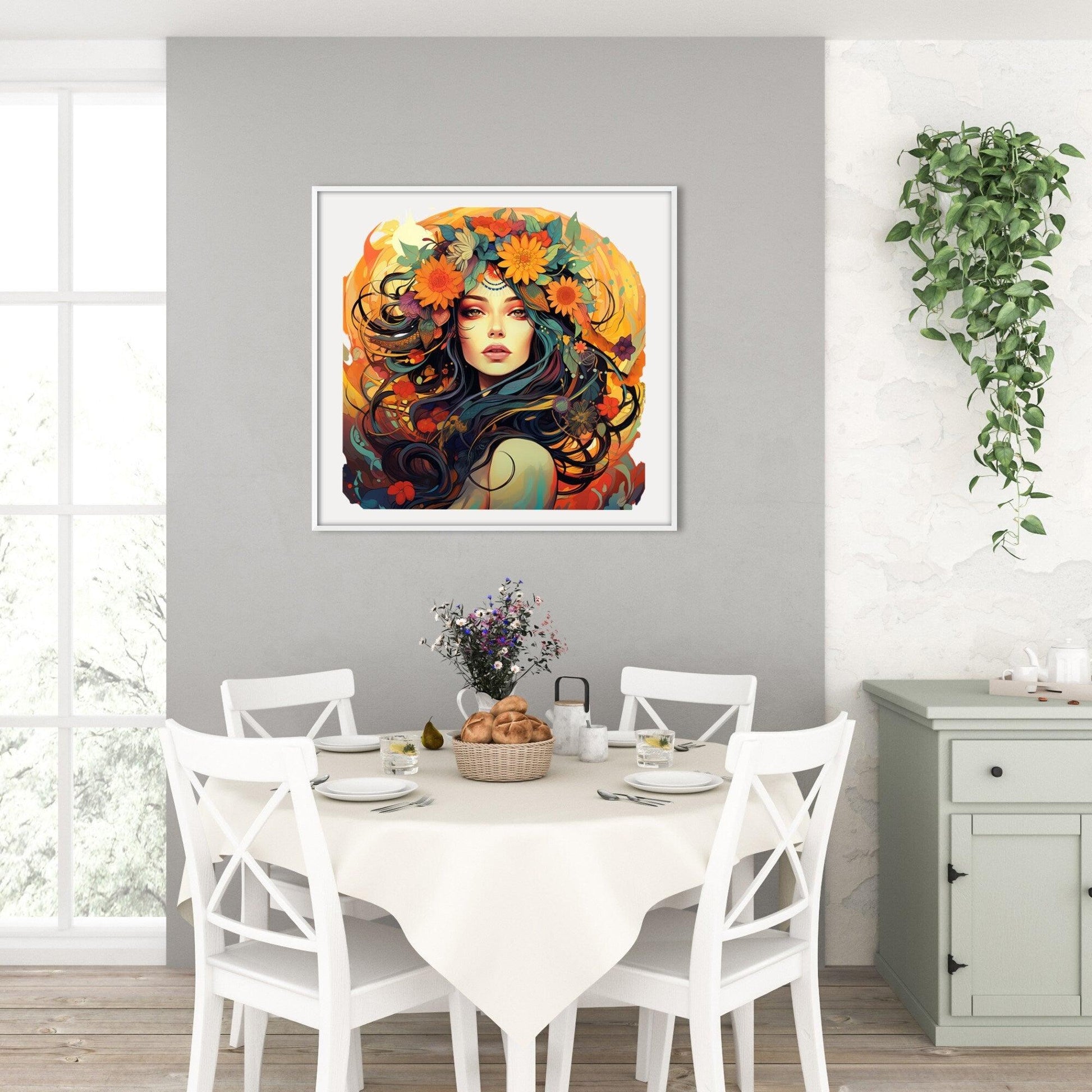 Boho Modern Vintage Wall Art - Artkins Lifestyle