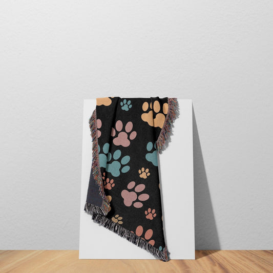 Dog Blanket Paw Print - Artkins Lifestyle