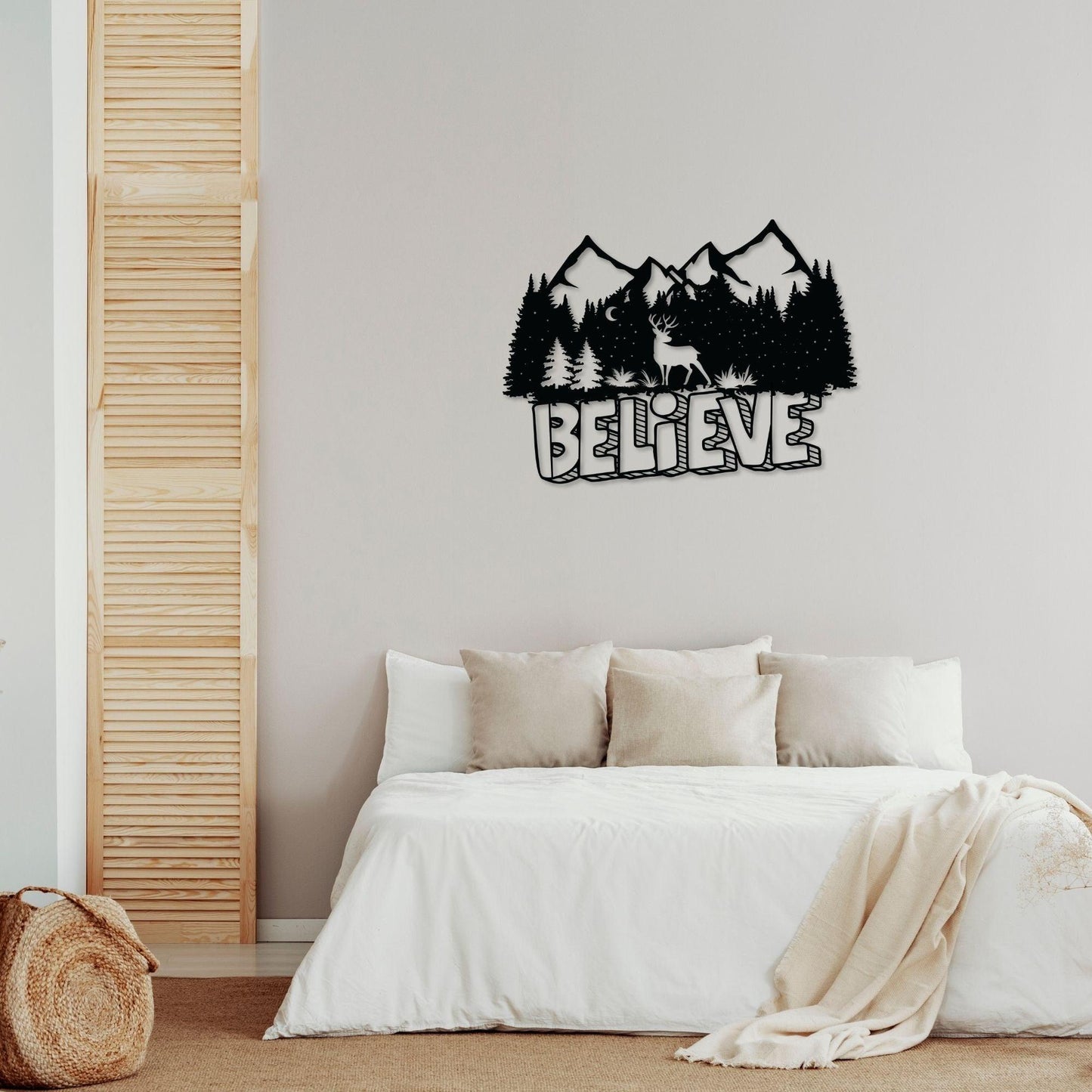 Believe Metal Wall Art - Artkins Lifestyle