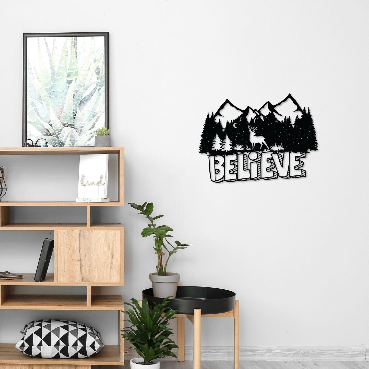 Believe Metal Wall Art - Artkins Lifestyle