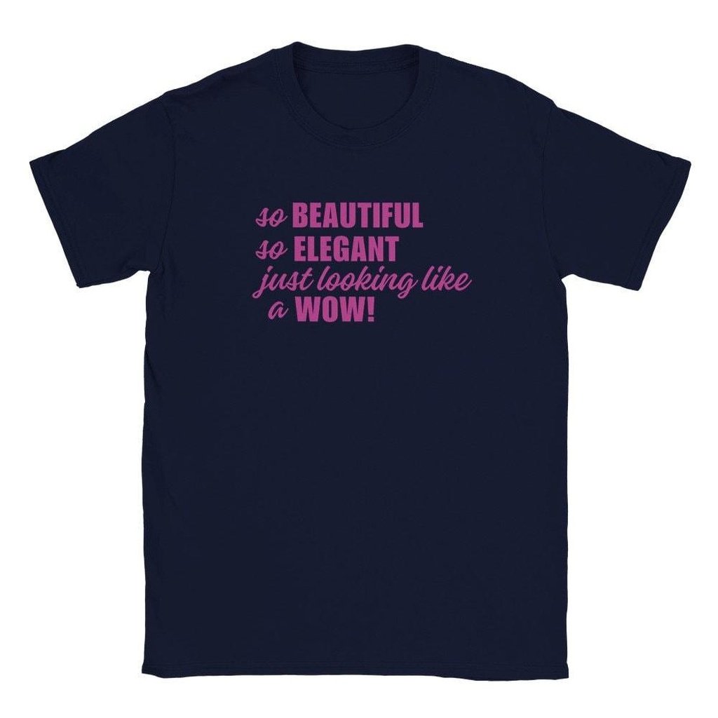"So Beautiful, So Elegant, Just Like a Wow" Indian Meme T-shirt - Artkins Lifestyle