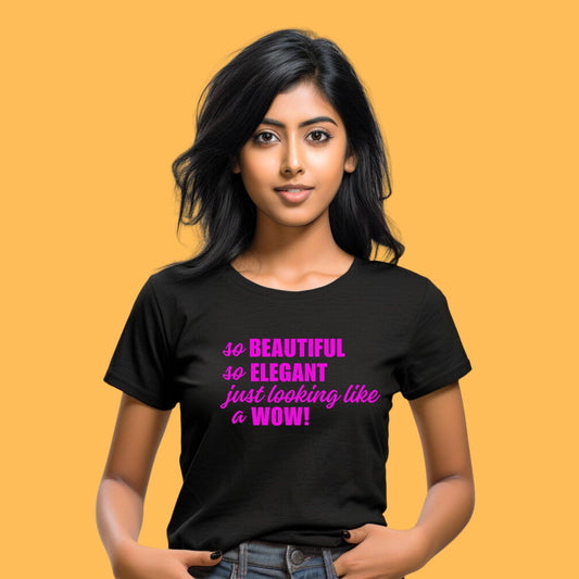 "So Beautiful, So Elegant, Just Like a Wow" Indian Meme T-shirt - Artkins Lifestyle