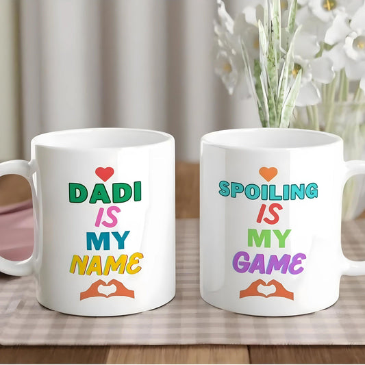 Mug | Dadi is my name, spoiling is my game - Artkins Lifestyle