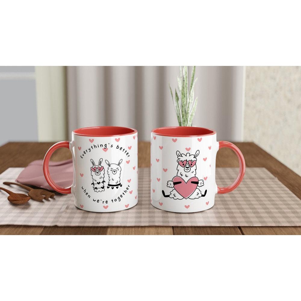 Mug | Cute Llama | Everything's better when we're together - Artkins Lifestyle