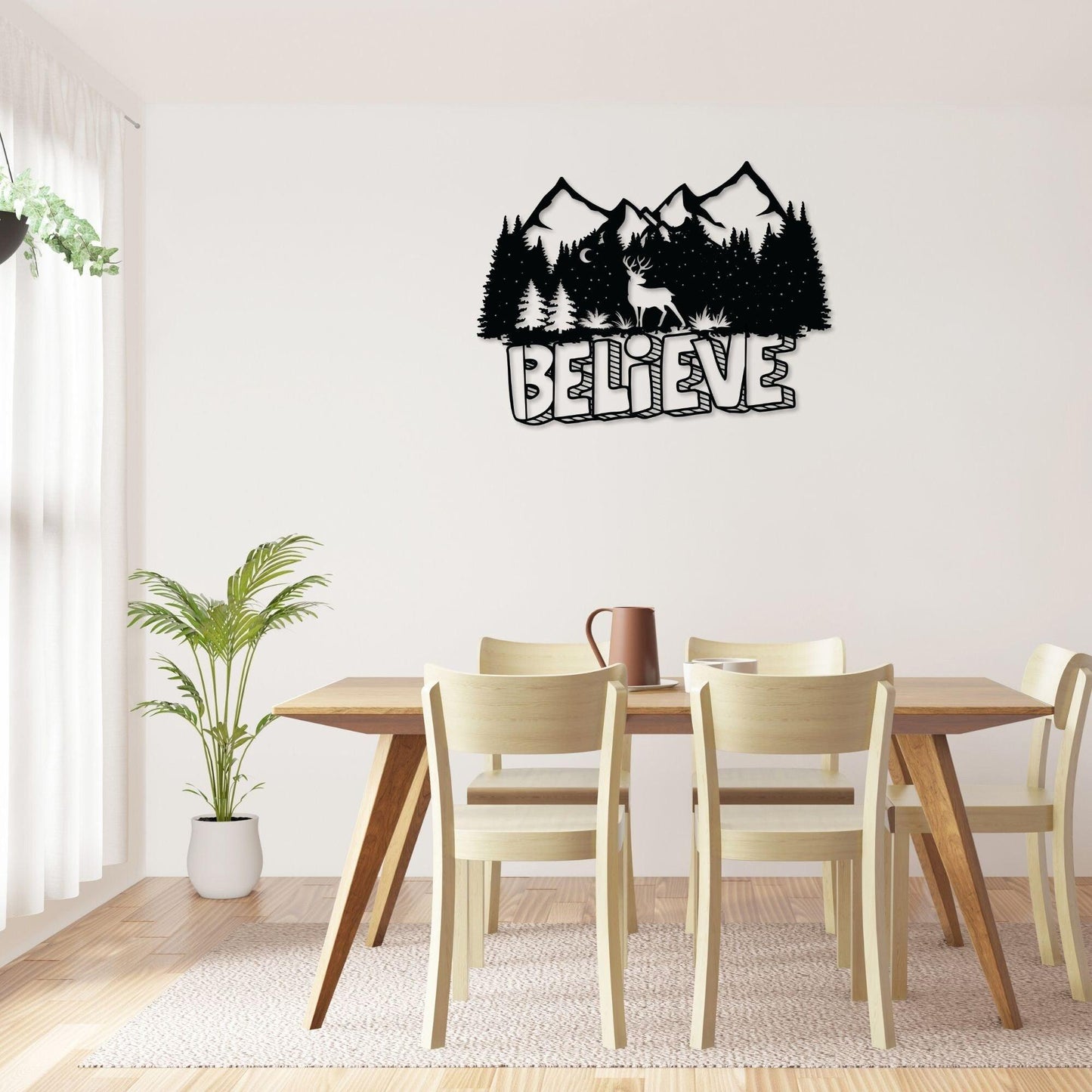 Believe Metal Wall Art - Artkins Lifestyle