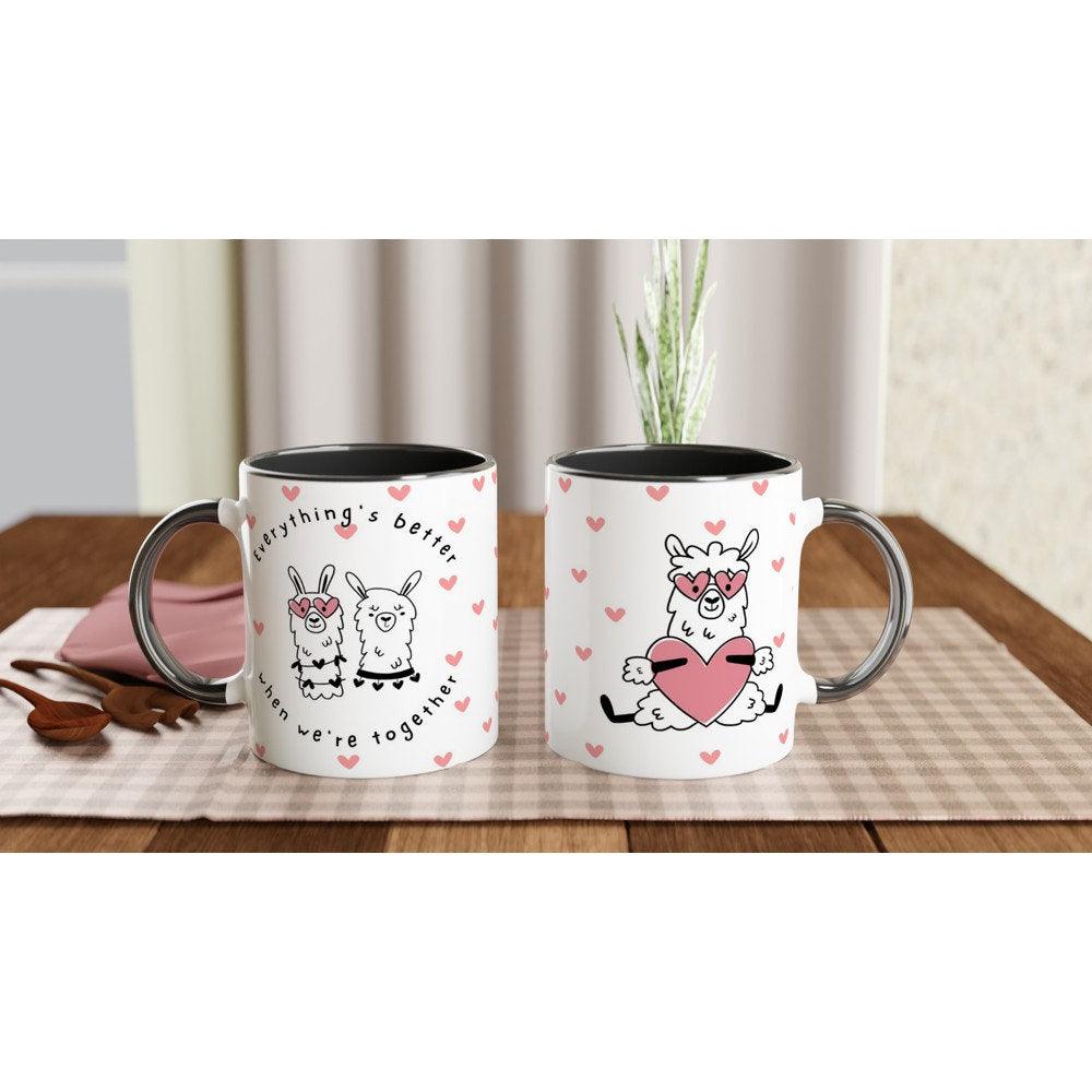 Mug | Cute Llama | Everything's better when we're together - Artkins Lifestyle