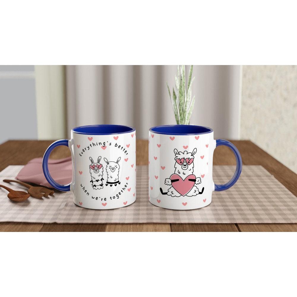 Mug | Cute Llama | Everything's better when we're together - Artkins Lifestyle