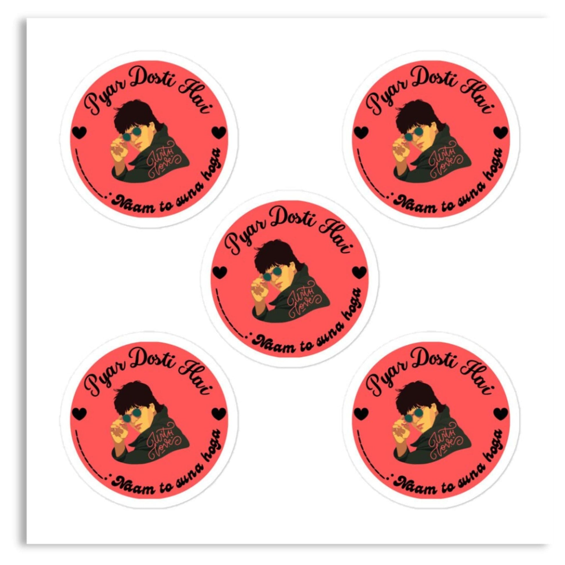 Shahrukh Khan Sticker Set, Festive Gift Tag Decal, personalized Christmas Presents, Shahrukh Fans, Secret Santa, White Elephant, Small Gift