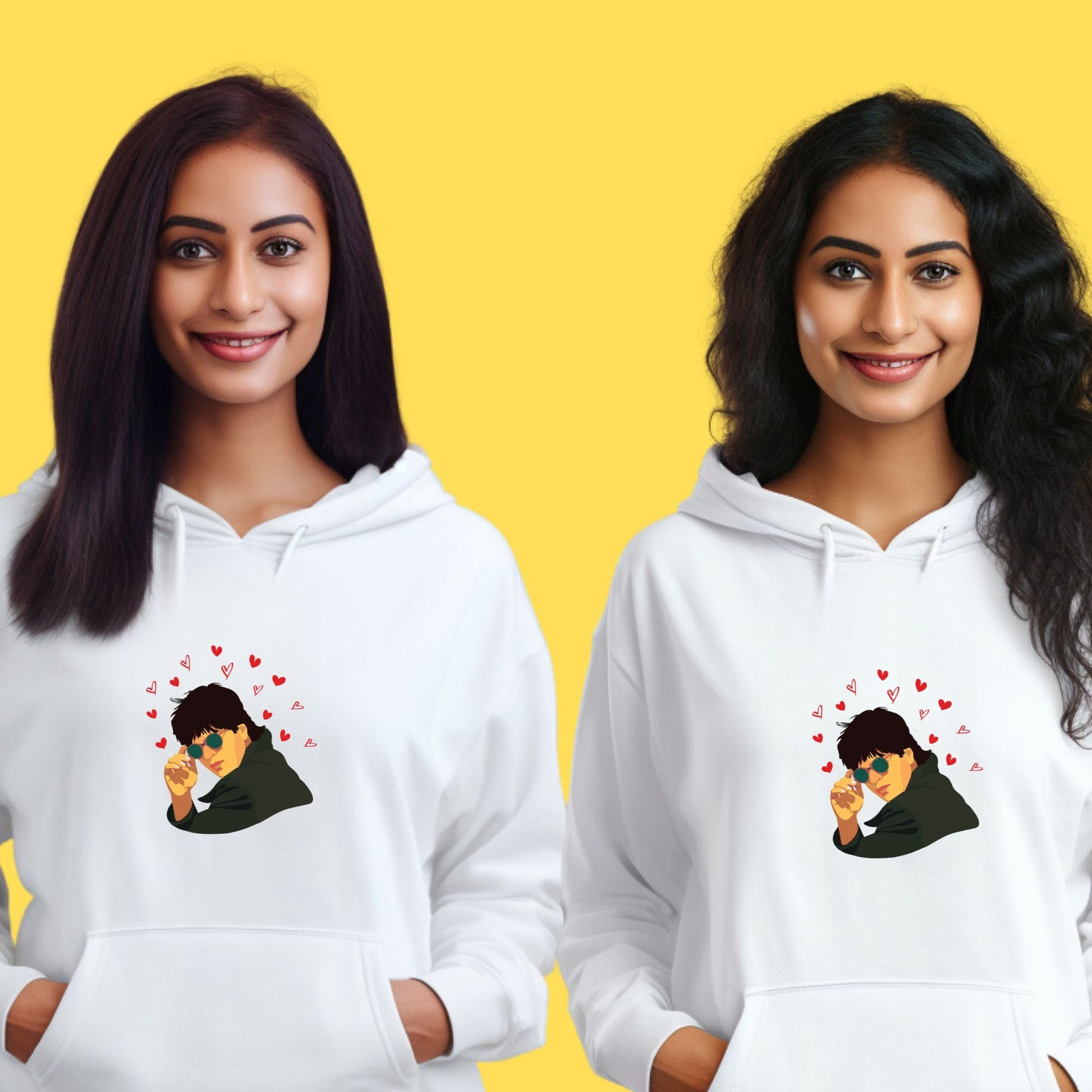 Shahrukh Khan Hoodie, Gift for Indian Friend, King Khan Fan Clothing, Desi Ugly Christmas Pullover, Desi New Year Party 2024 Shirt