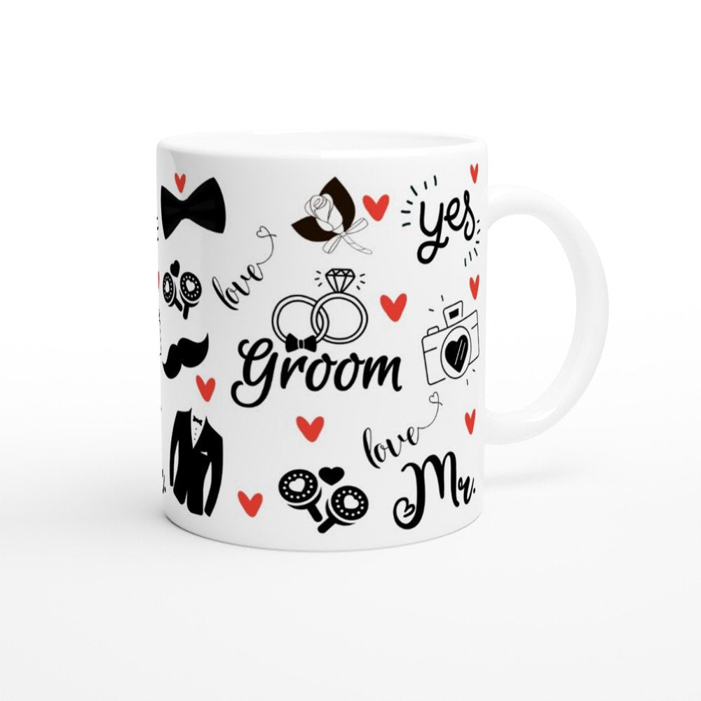 Groom-to-Be Gift, Groom Shower, Groom Gift from Bride, Bestman Gift to Groom, Wed Gift to Groom, Husband-to-Be, New Partner Gift, Coffee Cup
