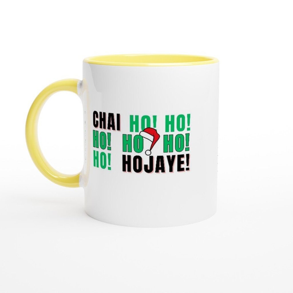 ho mug White 11oz Ceramic Mug with Color Inside