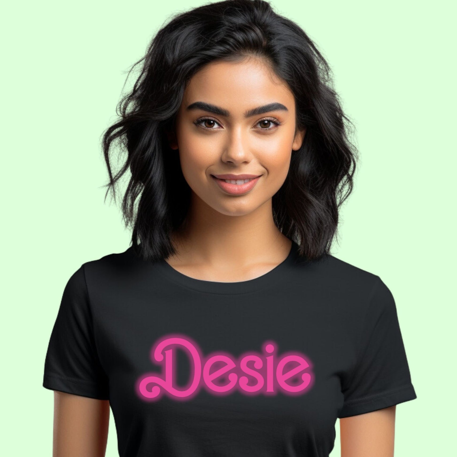 Indian Funny Ugly Tee, Gift for Indian Friend, Desi New Year Party 2024 Shirt, Indian Christmas Outfit, Barbie Style, Trending Tees