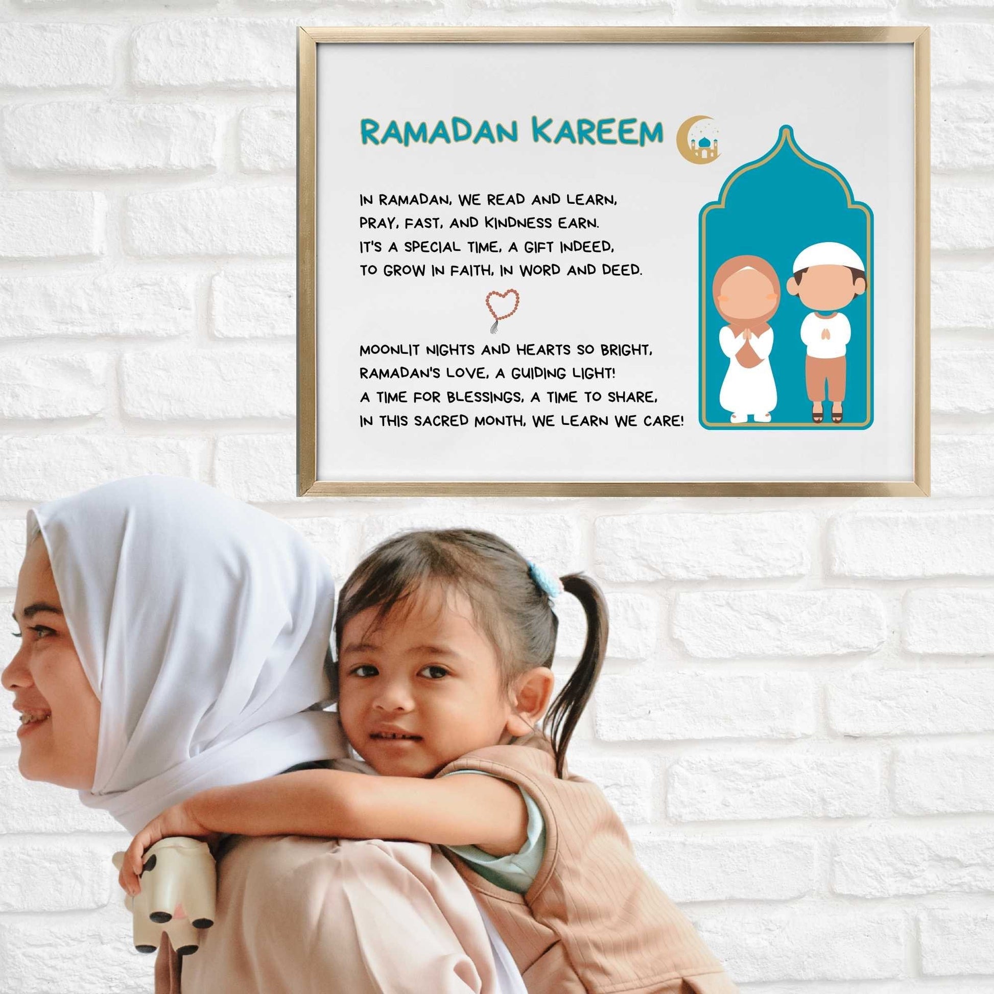 Islamic Home Decor Instant Download, Islamic Arts, Ramadan Printable for Storytelling, Muslim Kids Ramadan, Islamic Educational, Ramadhan