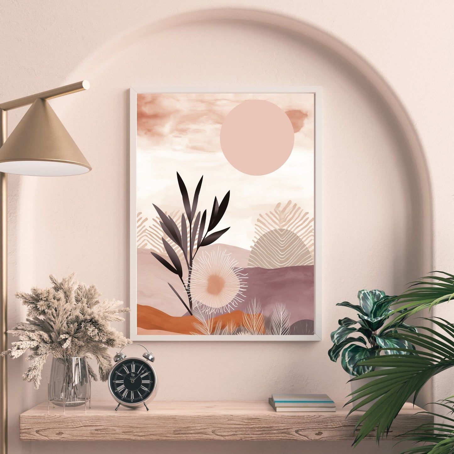 Boho Sets Decorative Wall Art, Rustic Flowers Boho, Decorator-Art-Download, Downloaded Art Prints, Artful Downloads, Bohemian Decore, Ethnic