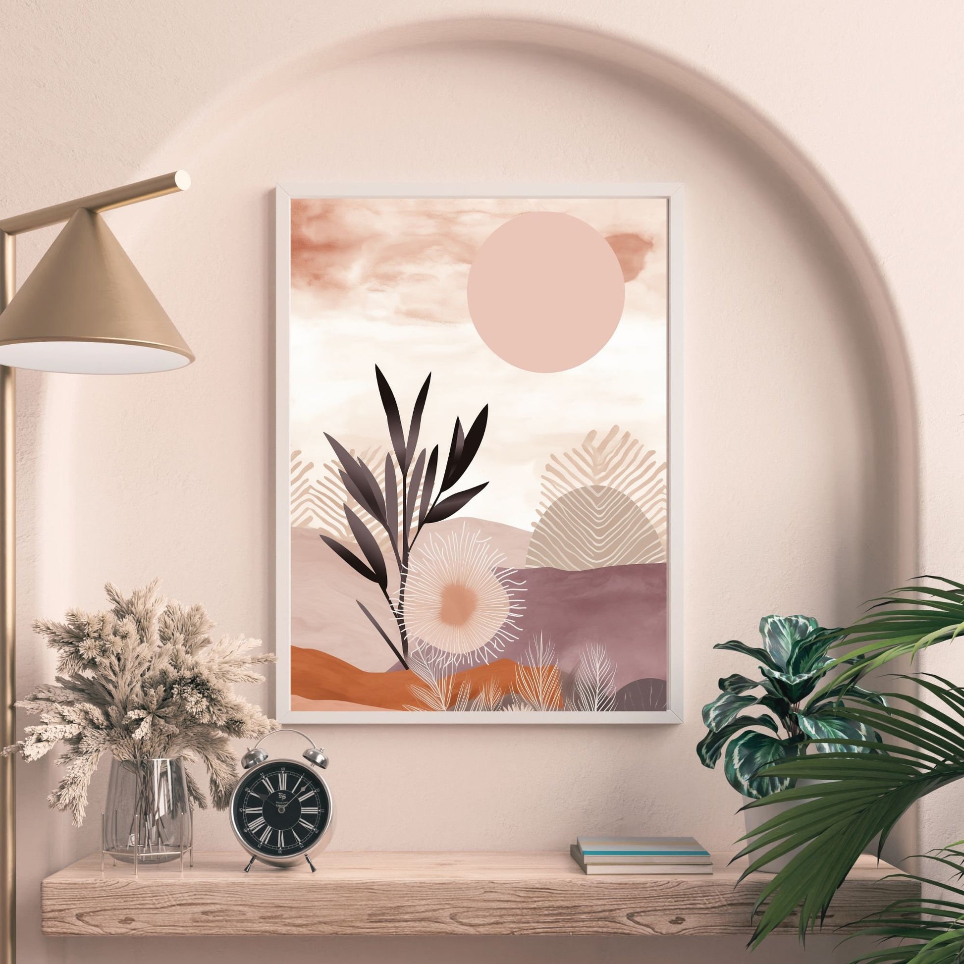 Boho Sets Decorative Wall Art, Rustic Flowers Boho, Decorator-Art-Download, Downloaded Art Prints, Artful Downloads, Bohemian Decore, Ethnic