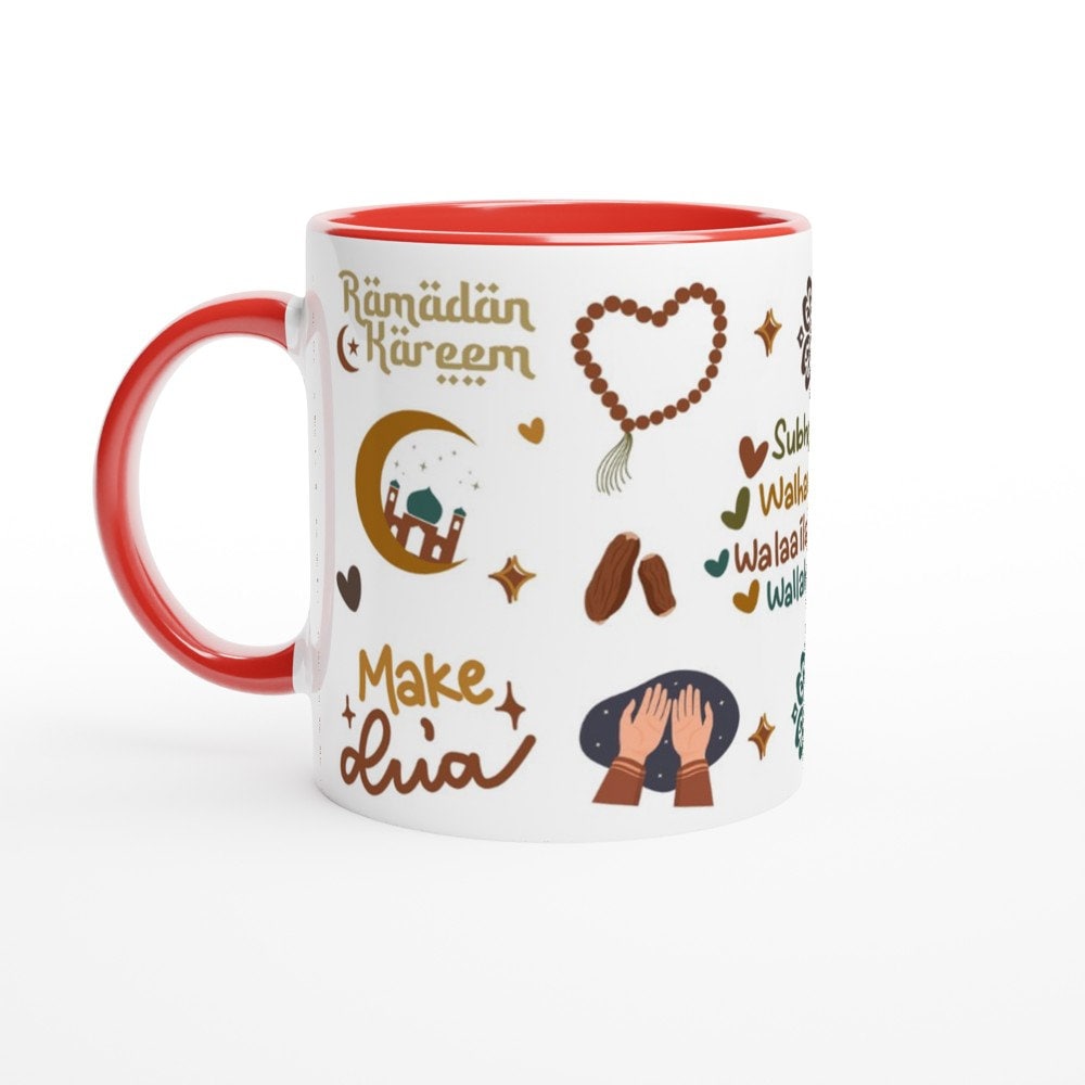 ramadan mug White 11oz Ceramic Mug with Color Inside