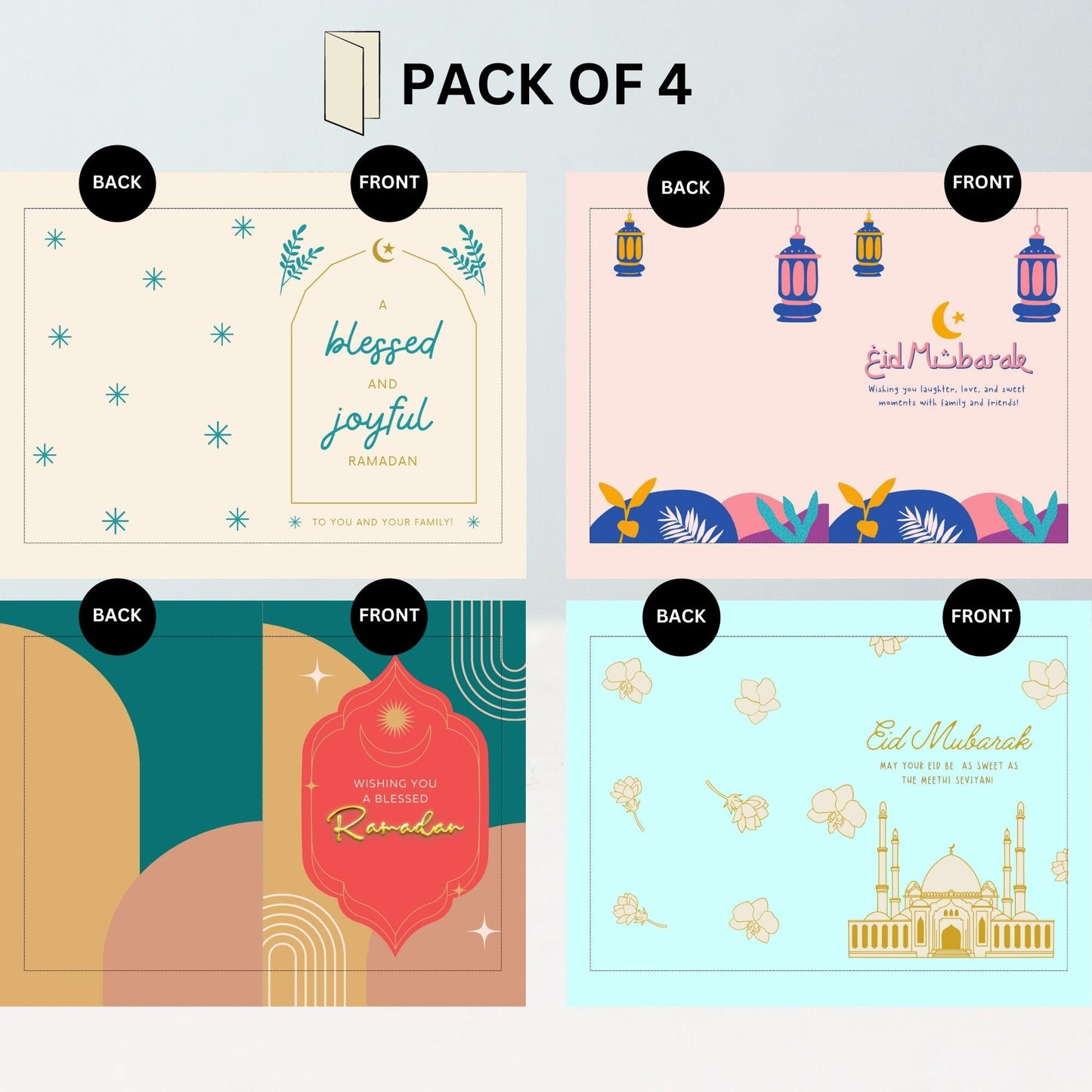 Islamic Greeting Cards, Printable Eid Mubarak Cards, Ramadan Cards, Islamic Arts, Islamic Digital Art, Ramadan Greetings, Ramadan Printable