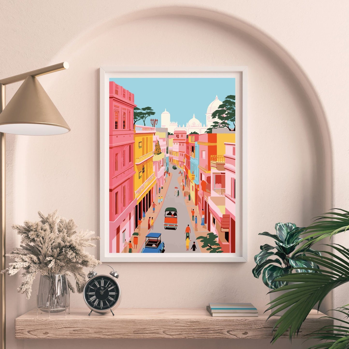 Indian Download Print Art, Modern-Downloadable, Vintage Downloadable Wall Art, India Digital Art, Desi Printable, Indian Modern Favor, RARE