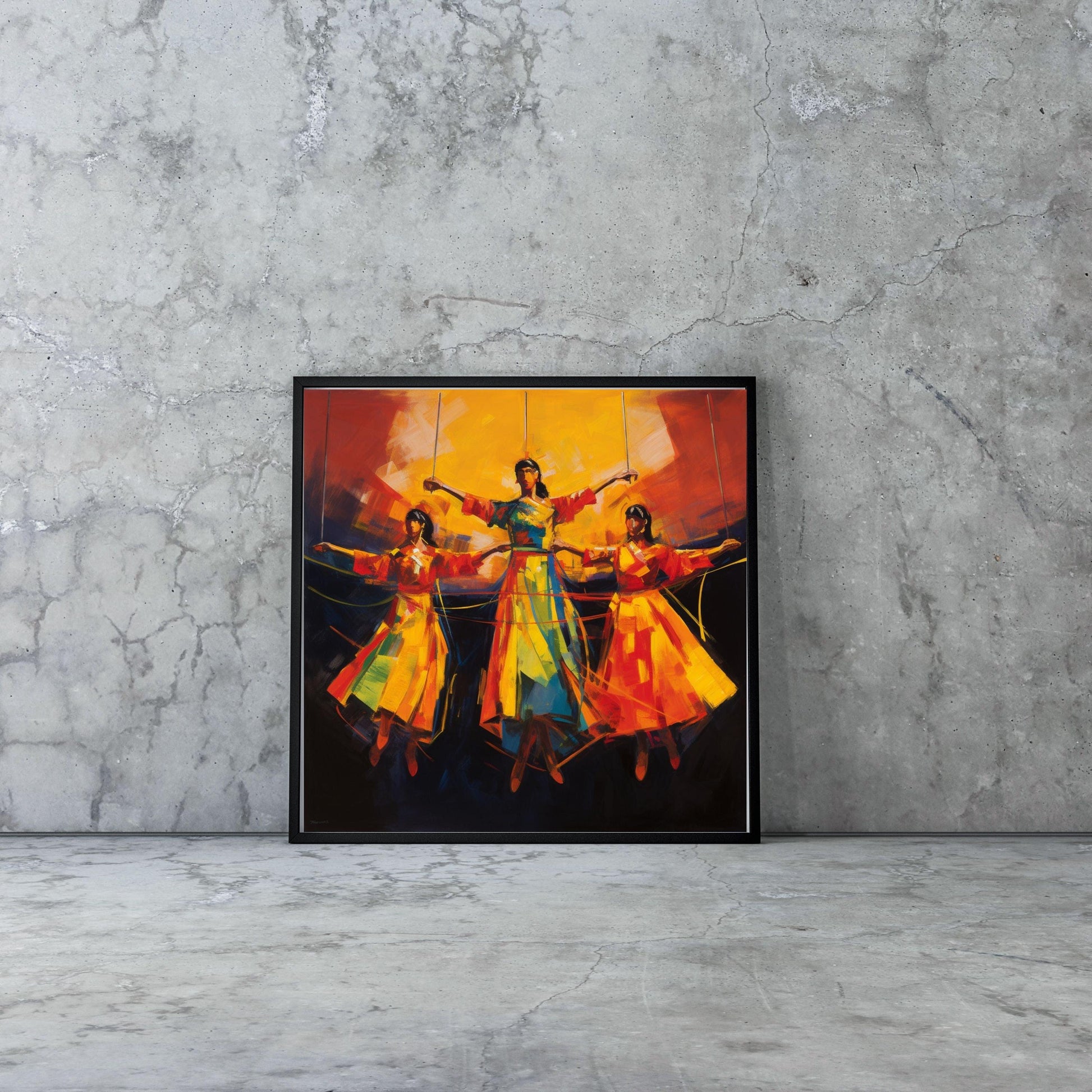 Danza de los Voladores Artful Wall Art Poster - Artkins Lifestyle