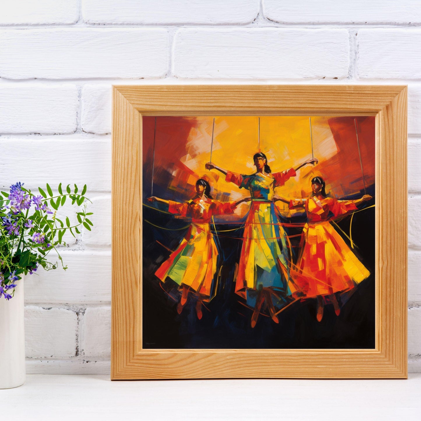 Danza de los Voladores Artful Wall Art Poster - Artkins Lifestyle