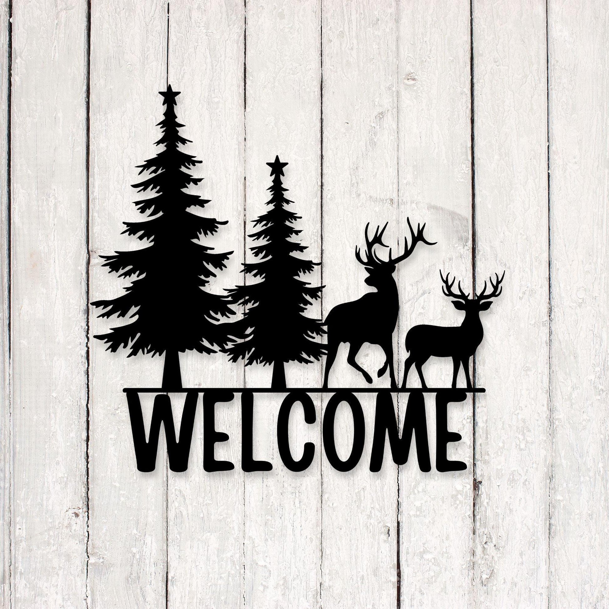 Reindeer Metal Wall Art - Artkins Lifestyle