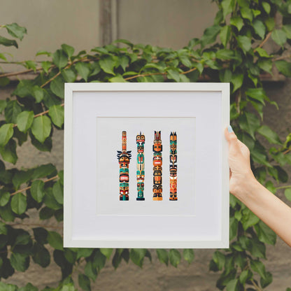 Tribal Wall Art Print - Artkins Lifestyle